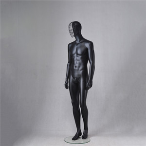Matt Oval negro cabeza hombre maniquí fantasma <span class=keywords><strong>sin</strong></span> rostro hombre maniquí - Product Image 4