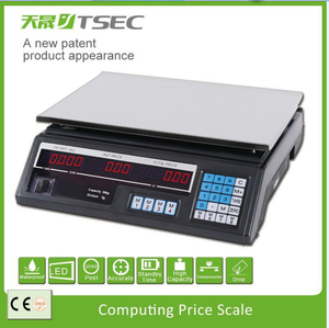 इलेक्ट्रॉनिक डिजिटल और स्टेनलेस स्टील Tabletop पैमाने TS-802 40KG फूस पैमाने वजन पैमाने ABS + स्टेनलेस स्टील का नेतृत्व किया - Product Image 2