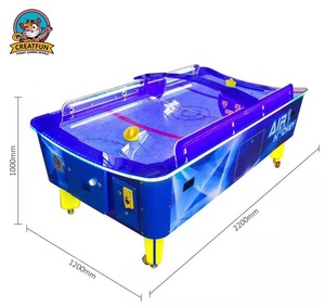 Moneda operado deporte de interior boleto juego de la redención de gran tamaño de mesa de Hockey de aire para la venta - Product Image 5