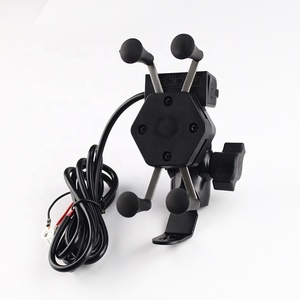 <span class=keywords><strong>Support</strong></span> de <span class=keywords><strong>téléphone</strong></span> pour vélo en forme de X avec chargeur USB 2.1A, <span class=keywords><strong>support</strong></span> de <span class=keywords><strong>téléphone</strong></span> pour moto, <span class=keywords><strong>support</strong></span> de <span class=keywords><strong>téléphone</strong></span> portable - Product Image 5