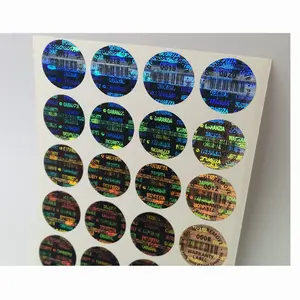 Custom Round Warranty Seals and Make Security Hologram Stickers