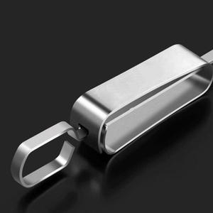 Tenedores planos para barbacoa con hebilla de tarjeta, pincho de acero inoxidable, aguja para barbacoa - Product Image 4