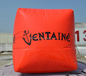Bouées gonflables rouges et carrées avec Logo, pour <span class=keywords><strong>jeux</strong></span> d'eau W3042, 1 pièce - Product Image 2
