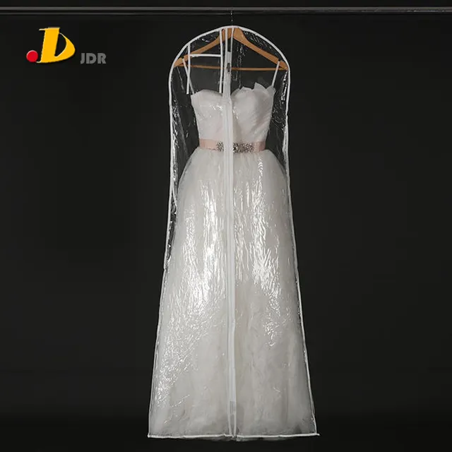 72 "Rõ Ràng PVC / PEVA Không Thấm Nước Wedding Dress Cover Bag