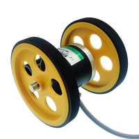 Encodeur rotatif de mesure GEH5208 avec roue pour la mesure de distance, encodeur à double axe avec double roue, encodeur optique