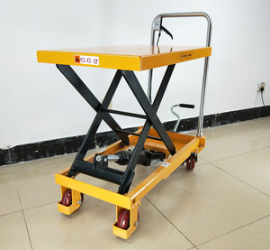 Mesa elevadora de tijera hidráulica de 4 ruedas, plataforma elevadora de 1 tonelada-3 toneladas - Product Image 4