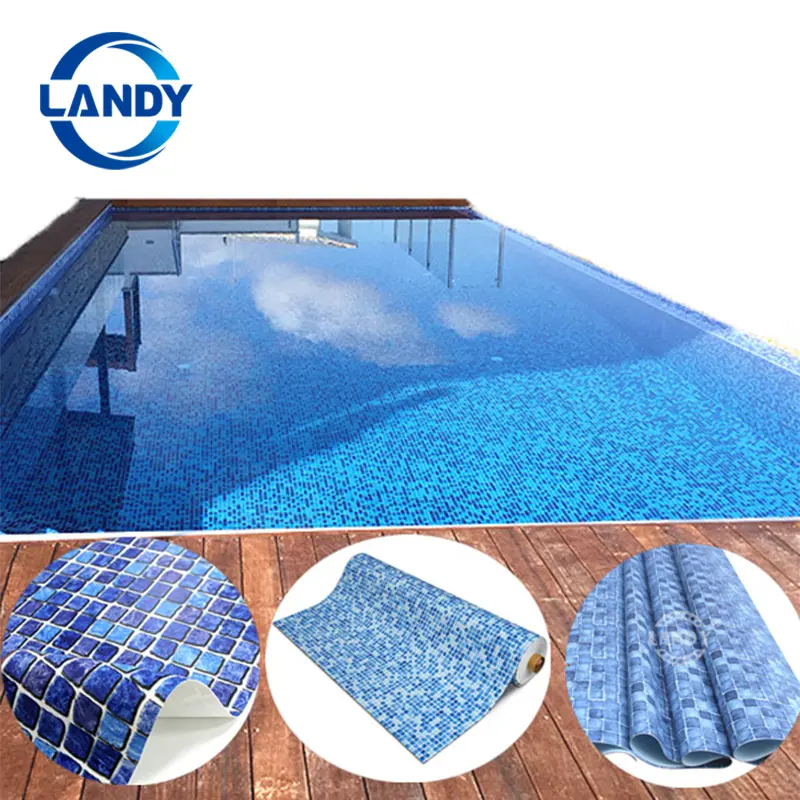 Hot Sale 100% PVC Material Swimming Mosaic Pool Liner Replacement