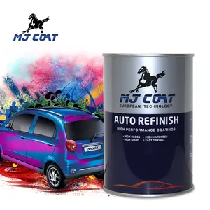 Free samples high gloss metallic blue car paint colors