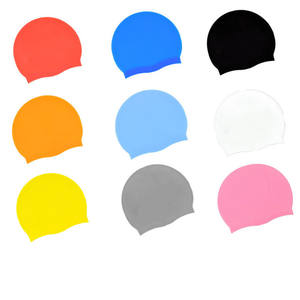 Casquette <span class=keywords><strong>de</strong></span> <span class=keywords><strong>bain</strong></span> imperméable en silicone, protection des cheveux, universelle, pour adultes, plate, pour la plongée, étanche - Product Image 1