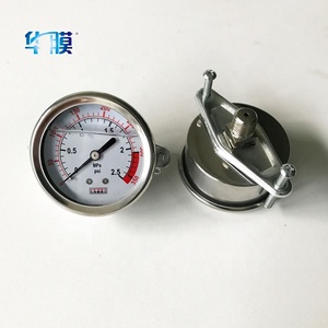 Garrafa de água de aço inoxidável medidor de pressão 300psi com conexão inferior - Product Image 4