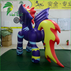 Huanhong — <span class=keywords><strong>cheval</strong></span> <span class=keywords><strong>gonflable</strong></span> personnalisé avec imprimés de dessins animés, <span class=keywords><strong>cheval</strong></span> volant de la mascotte, de meilleure qualité - Product Image 4