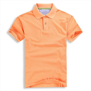 Camiseta de color sólido personalizada de alta calidad 65% algodón 35% poliéster CVC tela Piqué polos - Product Image 5