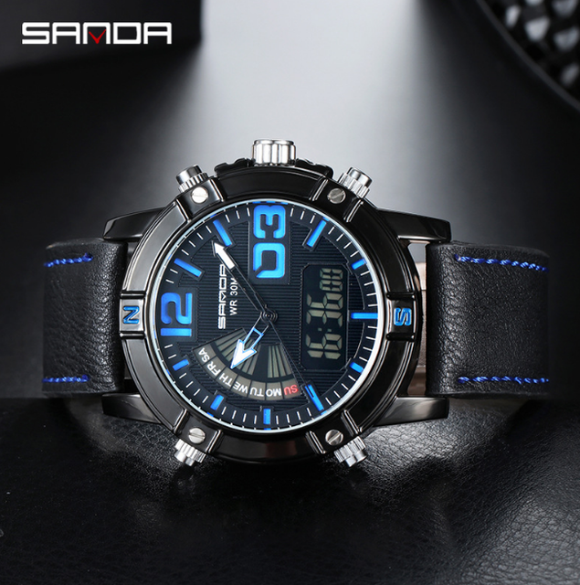 New Brand SANDA 773 Watch Men G Style Waterproof Sports Military Watches Hombre Men's Luxury Analog Digital Shock Watch