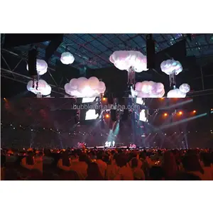 Besar tiup balon awan dengan lampu yang dipimpin harga murah untuk dekorasi pesta