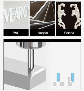Cnc Acrylic chenal chữ Bộ định tuyến <span class=keywords><strong>bit</strong></span> nội bộ r Hình cầu mini từ cuối nhà máy bên trong r phay cắt cho Acrylic - Product Image 5