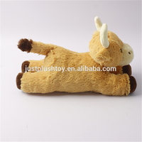 Jouets en peluche personnalisés en vente directe d'usine, vache, taureau, bœuf, jouet en peluche en forme d'animal