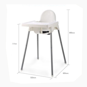 El más nuevo diseño venta restaurante de plástico de alimentación del bebé <span class=keywords><strong>silla</strong></span> alta - Product Image 4