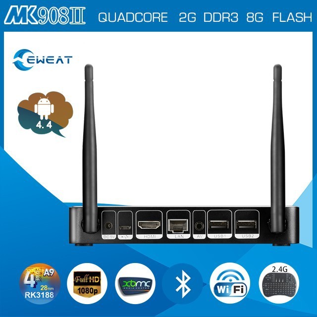 smart tv box android rockchip rk3188 quad core 1080p full hd vidéo porno xbmc streaming tv box