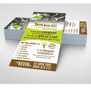 Snelle Verzending Half Fold Brochures Folders Posters Dienst Dl Flyer Afdrukken