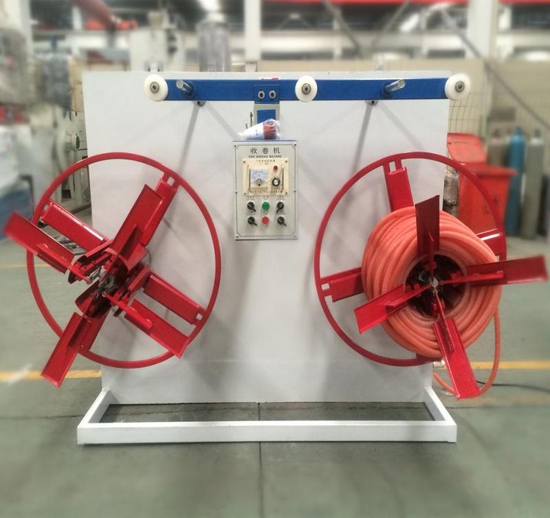 Plastic Soft Pipe Winding Coiler Machine