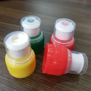 28mm spor itme çekmeli kapak plastik spor su şişesi kapakları