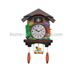 orologio di parete cuculo orologio di plastica con uccellino uscito - Product Image 3