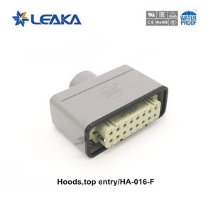 Connettore HDC HE-016 Personalizzato <span class=keywords><strong>a</strong></span> <span class=keywords><strong>16</strong></span> Pin: Adattatore per Linea di Alimentazione Resistente con Ingresso Superiore, Coperchio e Alloggiamento per Progetti di Macchinari Industriali - Product Image 5