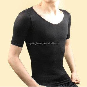 Estomac Abs Contrôle Shapewear Sous-Vêtements <span class=keywords><strong>Corest</strong></span> Compression T-Shirt hommes shapwear - Product Image 2