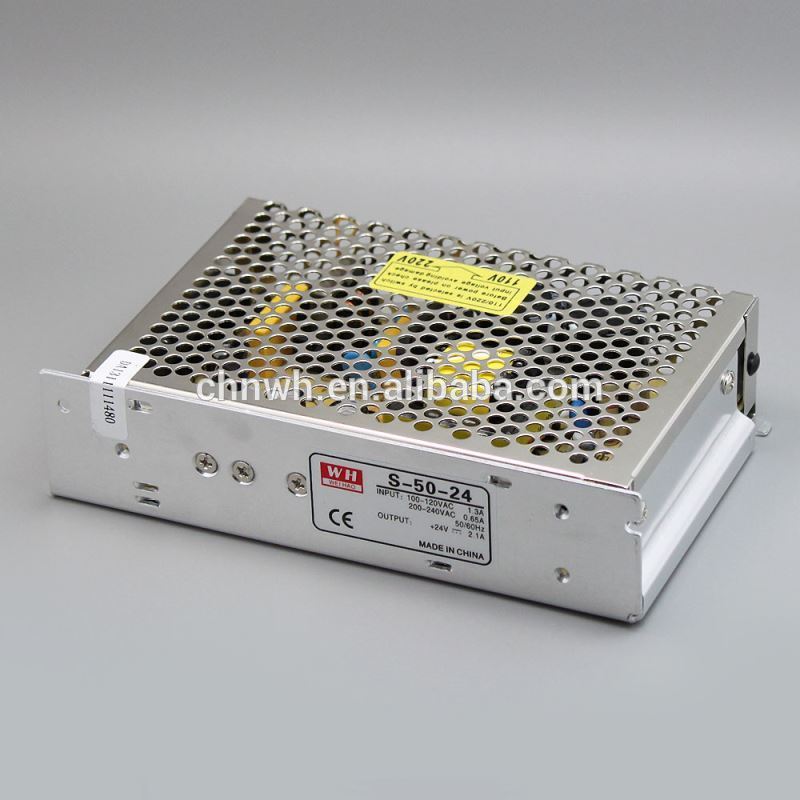 Entrée par 110/230vac 12v interrupteur 50w 12 vdc transformateur mini conduit d'alimentation