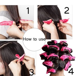 20 Piezas <span class=keywords><strong>de</strong></span> Rodillos <span class=keywords><strong>de</strong></span> Tela Mágicos para el Cabello, para Cabello Largo y Mediano, Esponja <span class=keywords><strong>de</strong></span> Espuma Flexible sin Calor, Rizadores <span class=keywords><strong>de</strong></span> Cabello Nocturnos para Hacerlo Tú Mismo - Product Image 6
