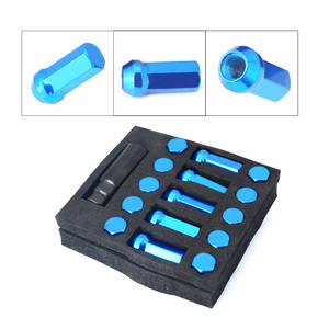 Tuercas de Seguridad para Ruedas, 7 Colores Disponibles, 20 Piezas, Acero Hiperresistente, Tamaño M12x1.5 - Product Image 2