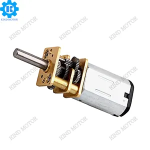 עוצמה 12v קטן n30 מנוע dc עם תיבת הילוכים, הפחתת יחס הילוך מנוע