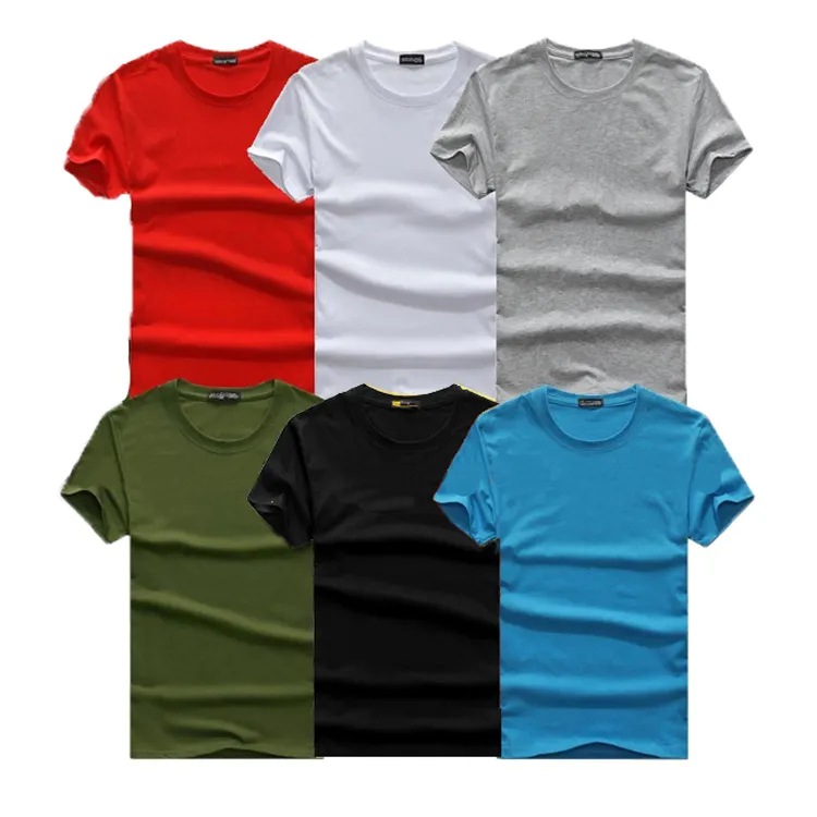Neues 100% Baumwolle OEM Design Logo Kurzarm Baumwolle T-Shirt benutzer definierte leere schlichte T-Shirt