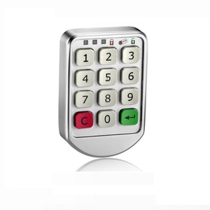 Khóa tủ điện tử kỹ thuật số bằng kim loại có mã số cho ngăn kéo văn phòng Khóa tủ hồ bơi - Product Image 1