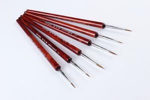 Shin Brown <span class=keywords><strong>de</strong></span> haute qualité en bois Liner Brush / <span class=keywords><strong>peinture</strong></span> <span class=keywords><strong>à</strong></span> <span class=keywords><strong>l</strong></span>'<span class=keywords><strong>huile</strong></span> brosse / brosse <span class=keywords><strong>à</strong></span> cheveux ensemble - Product Image 4
