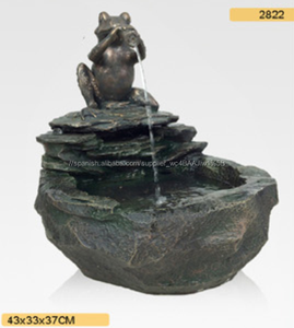 Grande Gnome Cascada de Resina Al Aire Libre Mesa Decoración Fuente de Agua - Product Image 3