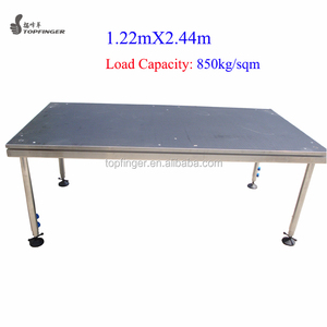 منصة محمولة عالية الجودة 4×8 قدم قابلة للطي لعروض الطبول - Product Image 3