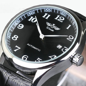Orologio da Polso da Uomo <span class=keywords><strong>WINNER</strong></span> 458 Meccanico Automatico Business Classico con Datario Automatico Cinturino in Pelle Scheletrato a Carica Automatica - Product Image 4