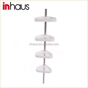 Étagère murale télescopique en <span class=keywords><strong>acier</strong></span> inoxydable, 4 niveaux, moderne, de douche d'angle, pour la salle de bain - Product Image 6