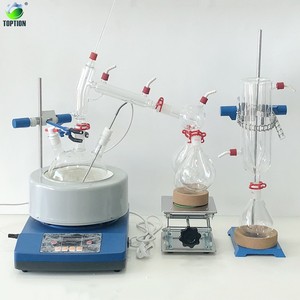 TOPTION 2L 5L 실험실 유리 에센셜 오일 증류기 짧은 경로 증류 키트 - Product Image 2