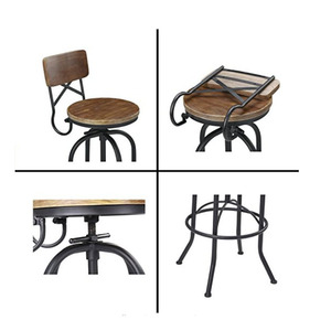 Cuisine salle à <span class=keywords><strong>manger</strong></span> meubles en bois table de <span class=keywords><strong>bar</strong></span> et tabourets ensemble pour vente - Product Image 5