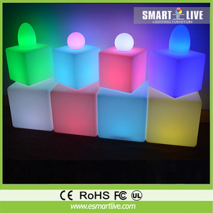 Cambio de Color de <span class=keywords><strong>la</strong></span> venta caliente colorido muebles <span class=keywords><strong>bar</strong></span> asientos batería de litio led cube taburete de <span class=keywords><strong>la</strong></span> barra - Product Image 5