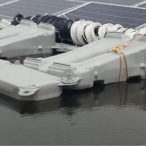 Flotadores de forma nueva, panel solar de plástico, pontones para Sistema solar flotante en agua