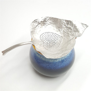 Wholesale 2021 Newest Multiple Style Leaves Metal <strong>Tin</strong> <strong>Tea</strong> Leaf Filter <strong>Tea</strong> Strainer <strong>Set</strong> Kung Fu <strong>Tea</strong> <strong>Set</strong> - Product Image 4