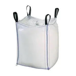 EGP In Polipropilene Sacco di 50kg Pianura Bianco PP Tessuto big Bag jumbo