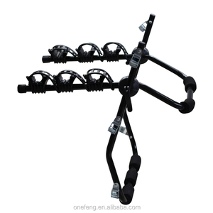 Porte-vélos arrière en acier pour 3 vélos, porte-vélos de voiture pour un stationnement sécurisé des vélos - Product Image 1