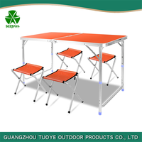 Fangtuoye — Table et chaise pliante en plastique, chaise de salle à manger bon marché
