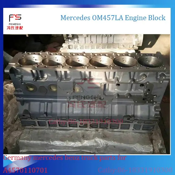 Cylinder block for om457LA used for mercedesbenz auto parts A4570110701