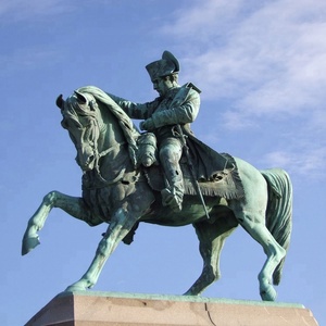 Bronze Fonderie D'art En Plein Air Jardin En Métal <span class=keywords><strong>Cherbourg</strong></span> Napoléon Sculpture En Bronze avec Cheval - Product Image 2