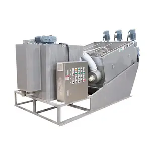 Sludge Dehydrator Press Machine Sludge Screw Press Sludge Dehydrator Algae Sludge Dewatering Machine Manufacturer